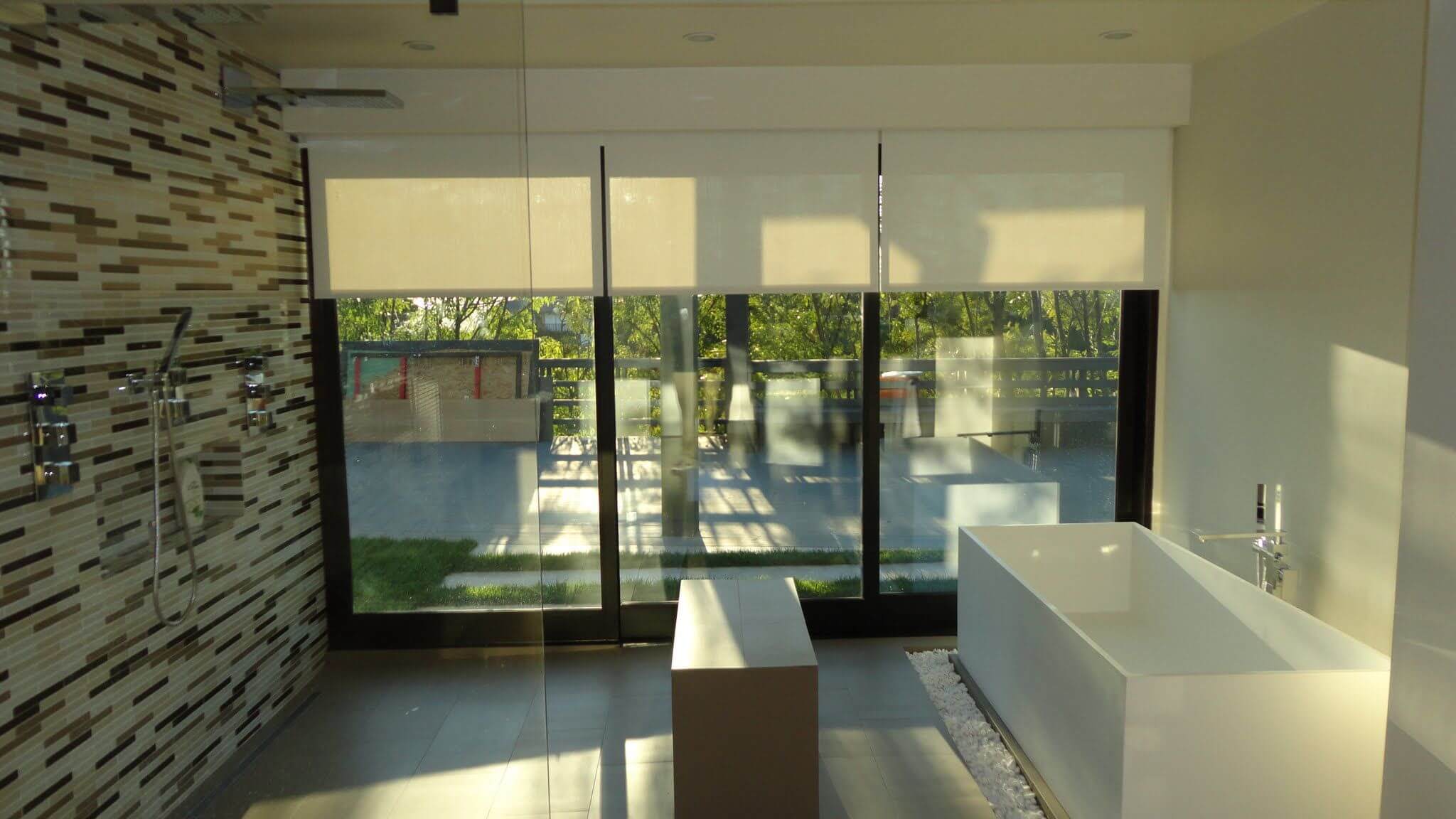 privacy roller shades