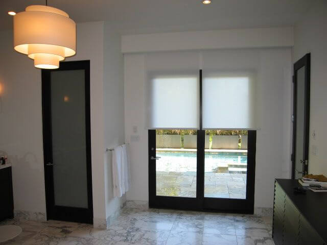 privacy roller shades