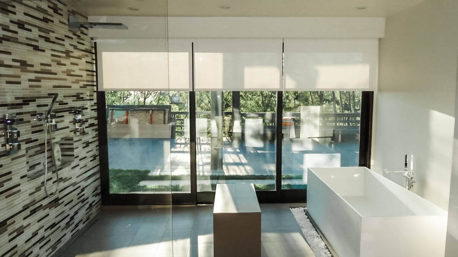 privacy roller shades